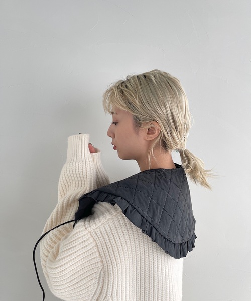 SANSeLF(サンセルフ)の「マルチデザイン付け襟 sana21a007【SANSeLF】(付け襟・レディース・ホワイト/ブラック/ブルー/ホワイト系その他/ブラック系その他/ブラック系その他2/ブラック系その他3/ブラック系その他4/パープル/オレンジ/ホワイト系その他2・FREE)」の22枚目の写真