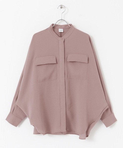 URBAN RESEARCH DOORS（アーバンリサーチドアーズ）の「ジョーゼットドルマンシャツ（シャツ/ブラウス・レディース・チャコールグレー/グレー/ピンクベージュ・ONE）」の20枚目の写真