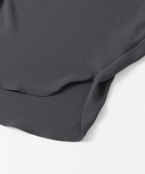 URBAN RESEARCH DOORS（アーバンリサーチドアーズ）の「ジョーゼットドルマンシャツ（シャツ/ブラウス・レディース・チャコールグレー/グレー/ピンクベージュ・ONE）」の12枚目の写真