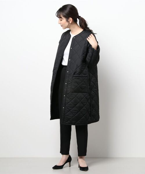 HONEYSUCKLE ROSE（ハニーサックルローズ）の「【HONEYSUCKLE ROSE】リバーシブルキルトコート（その他アウター・レディース・オフホワイト/ブラック・M/L）」の4枚目の写真