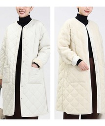 HONEYSUCKLE ROSE | 【HONEYSUCKLE ROSE】リバーシブルキルトコート(その他アウター)