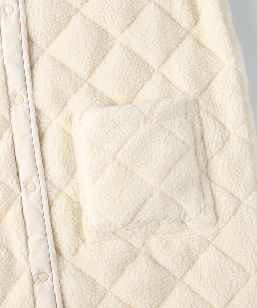 HONEYSUCKLE ROSE（ハニーサックルローズ）の「【HONEYSUCKLE ROSE】リバーシブルキルトコート（その他アウター・レディース・オフホワイト/ブラック・M/L）」の19枚目の写真