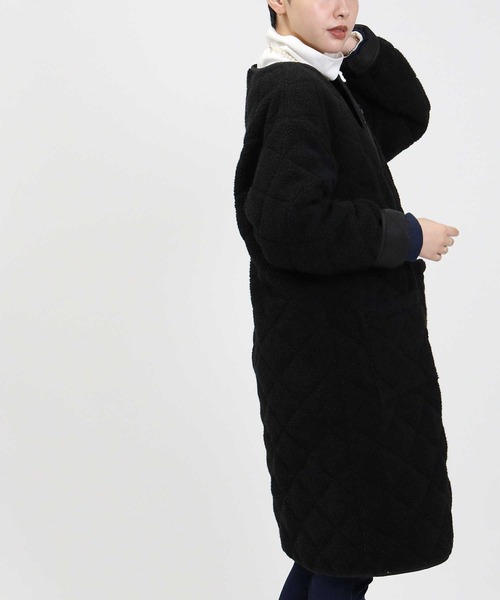 HONEYSUCKLE ROSE（ハニーサックルローズ）の「【HONEYSUCKLE ROSE】リバーシブルキルトコート（その他アウター・レディース・オフホワイト/ブラック・M/L）」の10枚目の写真