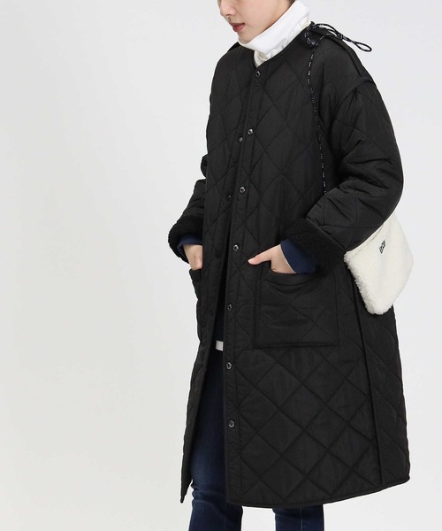 HONEYSUCKLE ROSE（ハニーサックルローズ）の「【HONEYSUCKLE ROSE】リバーシブルキルトコート（その他アウター・レディース・オフホワイト/ブラック・M/L）」の13枚目の写真