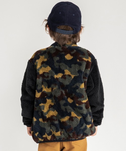 BRANSHES（ブランシェス）の「【やわらか】ボアジャケット（ブルゾン・キッズ・アイボリー/カーキオリーブ/ブラック・130/150/90/110/140/100/120）」の21枚目の写真