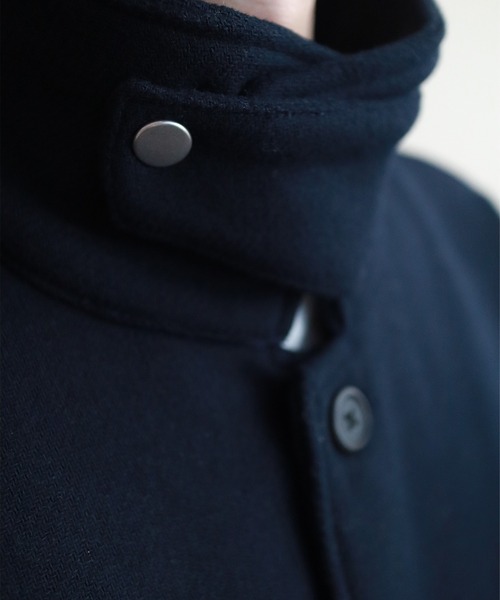 y/m by kitsune（イムバイキツネ）の「2wayオーバーサイズブルゾン（ブルゾン・メンズ・ネイビー/ブラウン・MEDIUM/LARGE）」の17枚目の写真