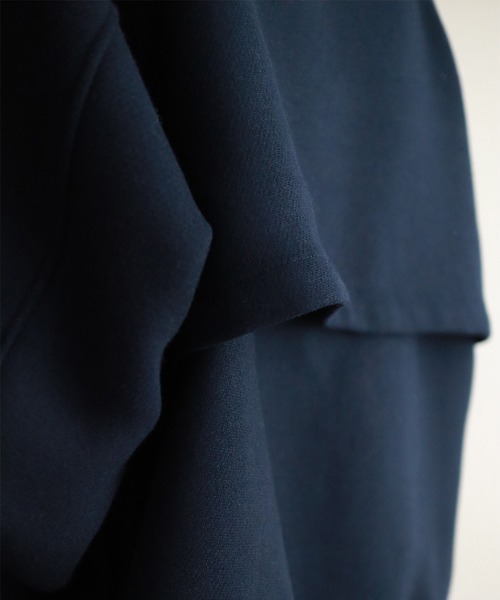 y/m by kitsune（イムバイキツネ）の「2wayオーバーサイズブルゾン（ブルゾン・メンズ・ネイビー/ブラウン・MEDIUM/LARGE）」の19枚目の写真