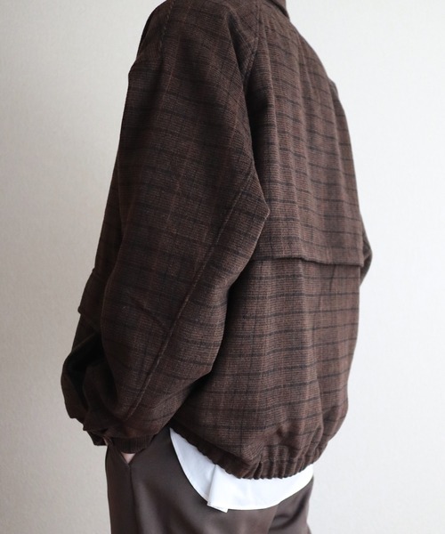 y/m by kitsune（イムバイキツネ）の「2wayオーバーサイズブルゾン（ブルゾン・メンズ・ネイビー/ブラウン・MEDIUM/LARGE）」の10枚目の写真