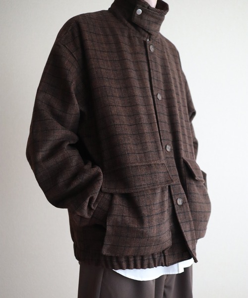 y/m by kitsune（イムバイキツネ）の「2wayオーバーサイズブルゾン（ブルゾン・メンズ・ネイビー/ブラウン・MEDIUM/LARGE）」の8枚目の写真