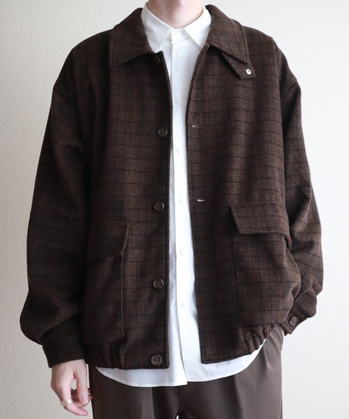 y/m by kitsune（イムバイキツネ）の「2wayオーバーサイズブルゾン（ブルゾン・メンズ・ネイビー/ブラウン・MEDIUM/LARGE）」の21枚目の写真