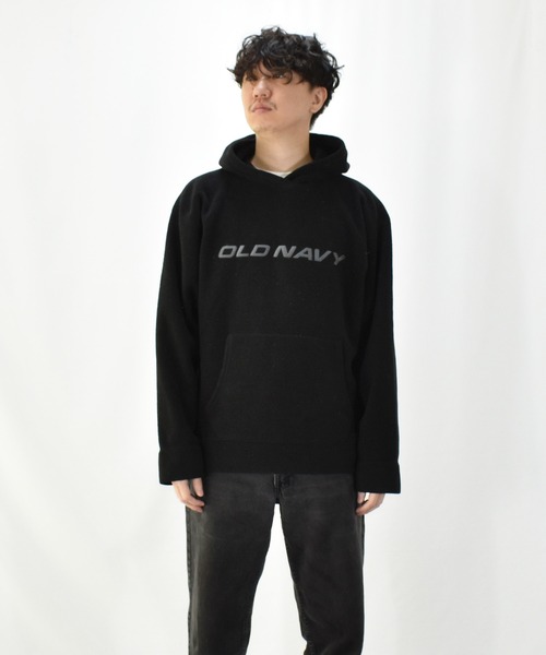 OLD NAVY（オールドネイビー）の「【ヴィンテージ古着】OLD NAVY/オールドネイビー フリース パーカー（パーカー・メンズ・ブラック・LARGE）」の7枚目の写真