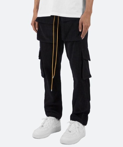 mnml（ミニマル）の「mnml/ミニマル/コーデュロイスナップカーゴパンツ