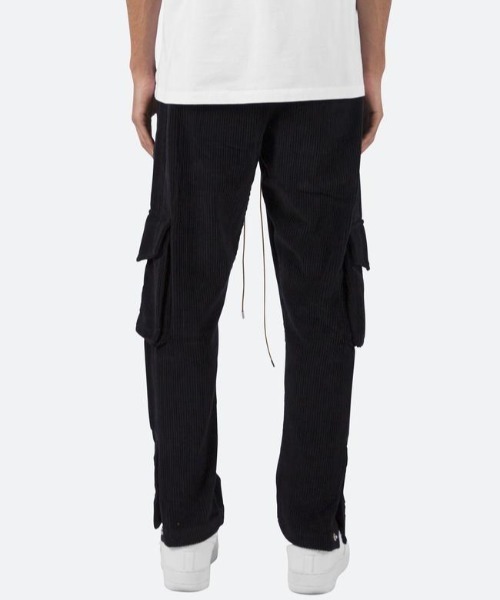 mnml（ミニマル）の「mnml/ミニマル/コーデュロイスナップカーゴパンツ