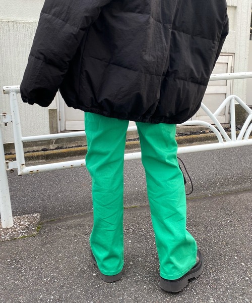 WHO'S WHO gallery（フーズフーギャラリー）の「PTNツイルストレートパンツ（その他パンツ・レディース・ブラック/ネイビー/レッド/ブルー/グリーン・FREE）」の11枚目の写真