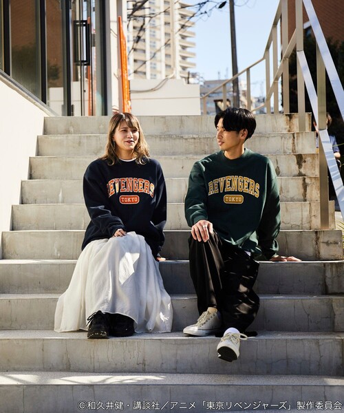 FREAK'S STORE（フリークスストア）の「FREAK'S STORE/フリークスストア 東京リベンジャーズ/クルーネックスウェット（スウェット・メンズ・モスグリーン/ネイビー/グレー/ブラック・SMALL/MEDIUM/LARGE）」の11枚目の写真