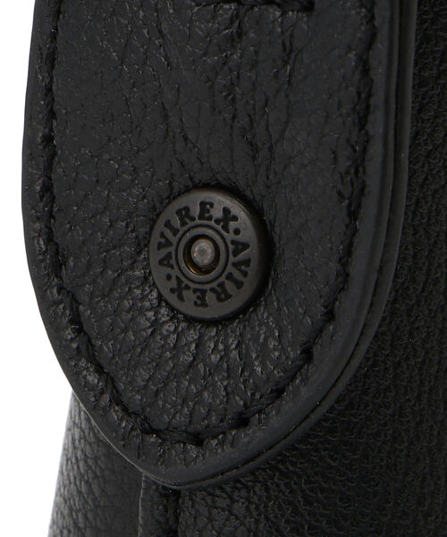 AVIREX(アヴィレックス)の「【直営店限定】COW LEATHER POUCH/ カウレザーポーチ(ポーチ・レディース・ブラック・FREE)」の13枚目の写真