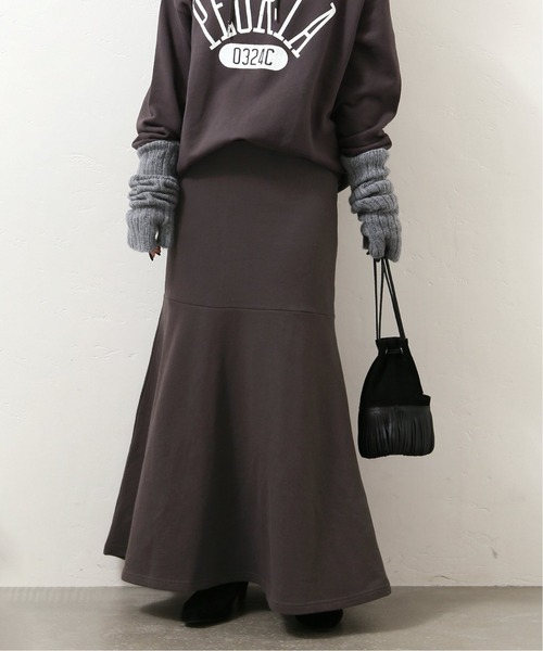 JOURNAL STANDARD（ジャーナルスタンダード）の「■■■スウェットフレアスカート（スカート・レディース・ネイビー/ホワイト×ホワイト/ブラック系その他・FREE）」の5枚目の写真