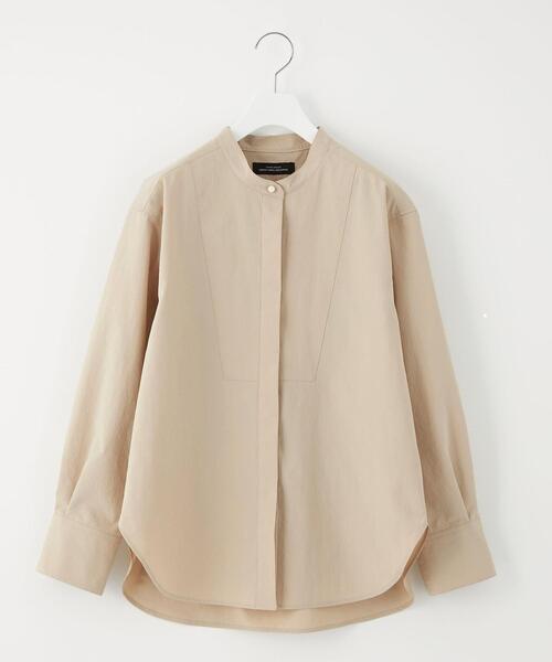 green label relaxing（グリーンレーベルリラクシング）の「［ XS /H148-155㎝］＜ VERYコラボ ＞タイプライター スタンドカラー シャツ（シャツ/ブラウス・レディース・ホワイト/ライトブルー/ベージュ・XS）」の14枚目の写真