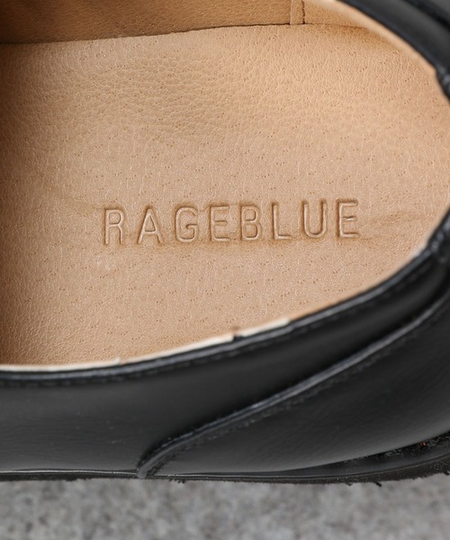 RAGEBLUE（レイジブルー）の「シャークソール/ボリュームモカシンシューズ/257877（モカシン/デッキシューズ・メンズ・ブラック・SMALL/MEDIUM/LARGE）」の9枚目の写真