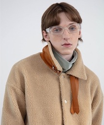 MIXSEVEN | 【MIX SEVEN】【2021AW 】Leather Stitch Boa Blouson MX21AW13(ムートンコート)