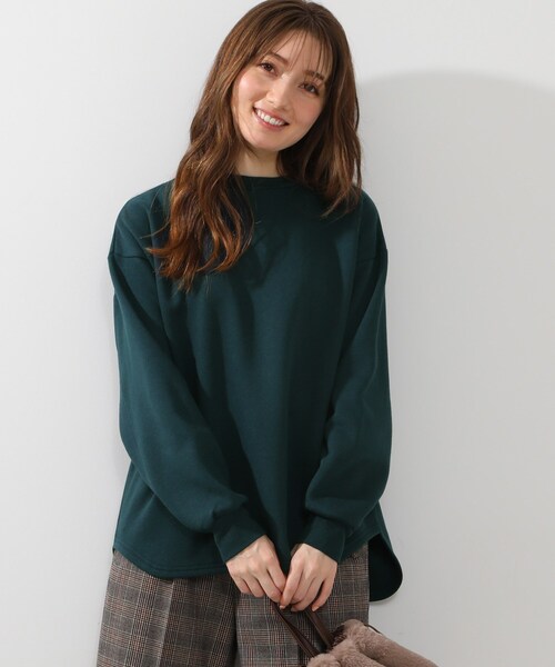 DRESKIP(ドレスキップ)の「◆お袖ぽわんと裏起毛大人スウェット(Tシャツ/カットソー・レディース・ブラック/パープル/モスグリーン/ナチュラル・02/03/04)」の3枚目の写真