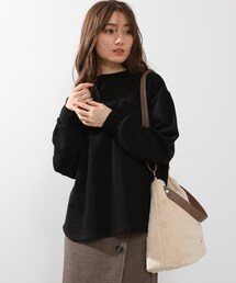 ◆お袖ぽわんと裏起毛大人スウェット