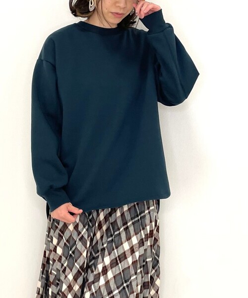 DRESKIP(ドレスキップ)の「◆お袖ぽわんと裏起毛大人スウェット(Tシャツ/カットソー・レディース・ブラック/パープル/モスグリーン/ナチュラル・02/03/04)」の14枚目の写真