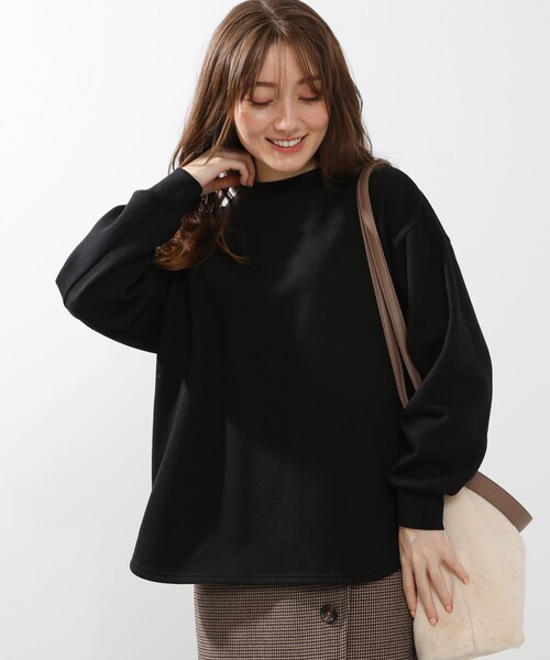 DRESKIP(ドレスキップ)の「◆お袖ぽわんと裏起毛大人スウェット(Tシャツ/カットソー・レディース・ブラック/パープル/モスグリーン/ナチュラル・02/03/04)」の11枚目の写真