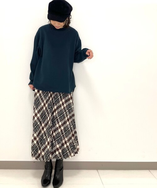 DRESKIP(ドレスキップ)の「◆お袖ぽわんと裏起毛大人スウェット(Tシャツ/カットソー・レディース・ブラック/パープル/モスグリーン/ナチュラル・02/03/04)」の18枚目の写真