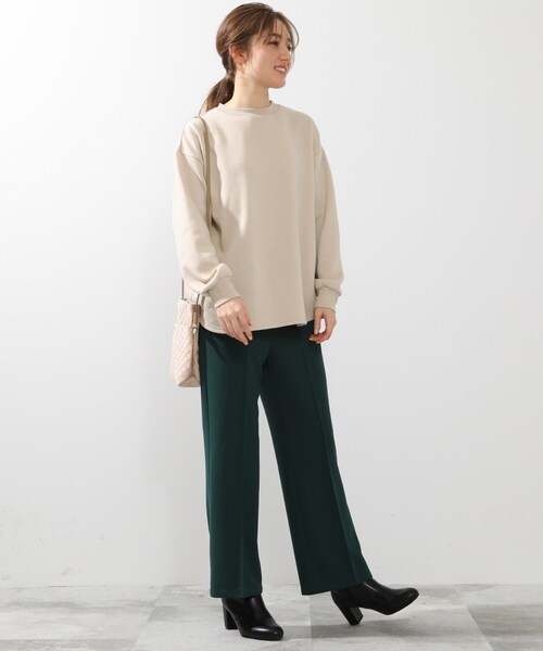 DRESKIP(ドレスキップ)の「◆お袖ぽわんと裏起毛大人スウェット(Tシャツ/カットソー・レディース・ブラック/パープル/モスグリーン/ナチュラル・02/03/04)」の10枚目の写真