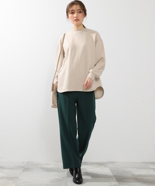 DRESKIP(ドレスキップ)の「◆お袖ぽわんと裏起毛大人スウェット(Tシャツ/カットソー・レディース・ブラック/パープル/モスグリーン/ナチュラル・02/03/04)」の7枚目の写真