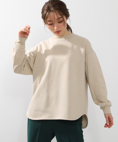 DRESKIP(ドレスキップ)の「◆お袖ぽわんと裏起毛大人スウェット(Tシャツ/カットソー・レディース・ブラック/パープル/モスグリーン/ナチュラル・02/03/04)」の13枚目の写真