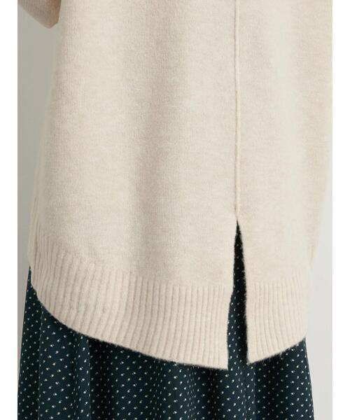 earth music&ecology（アースミュージックアンドエコロジー）の「ブラッシュヤーンチュニック＊（ニット/セーター・レディース・チャコールグレー/ベージュ/アイボリー/ミント・FREE）」の10枚目の写真