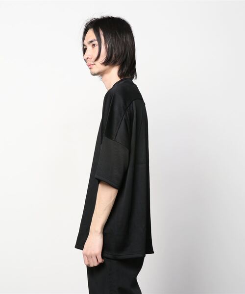 ATTACHMENT（アタッチメント）の「ナイロン変形リブ ドルマンスリーブ 