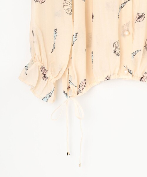 GRACE CLASS（グレースクラス）の「シェルモチーフフーディー（カーディガン/ボレロ・レディース・ネイビー・36）」の10枚目の写真