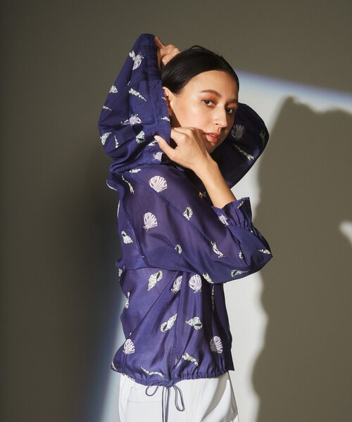 GRACE CLASS（グレースクラス）の「シェルモチーフフーディー（カーディガン/ボレロ・レディース・ネイビー・36）」の13枚目の写真