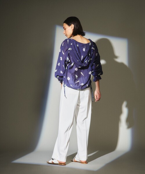 GRACE CLASS（グレースクラス）の「シェルモチーフフーディー（カーディガン/ボレロ・レディース・ネイビー・36）」の16枚目の写真