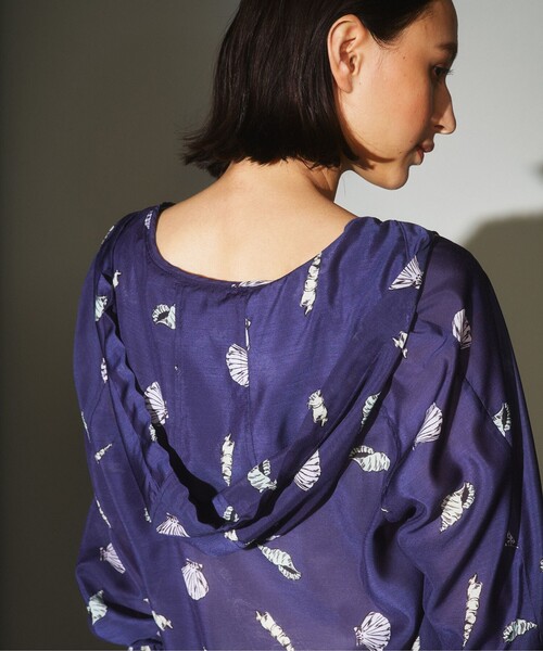 GRACE CLASS（グレースクラス）の「シェルモチーフフーディー（カーディガン/ボレロ・レディース・ネイビー・36）」の18枚目の写真