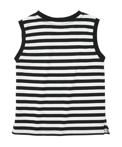 devirock(デビロック)の「先染めボーダーボックスタンクトップ(タンクトップ・キッズ・ブラック/ブルーグレー/ブルー系その他・110cm/100cm/120cm/130cm/140cm/150cm/160cm)」の8枚目の写真