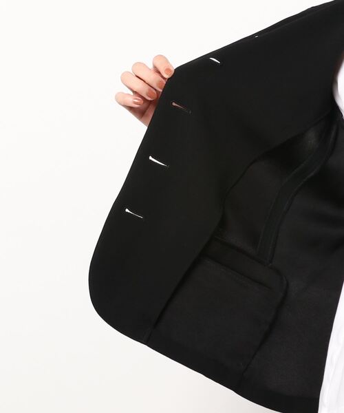 agnes b.（アニエスベー）の「U700 VESTE マオカラージャケット（ダウンジャケット/コート・レディース・ブラック・40/38/36）」の9枚目の写真