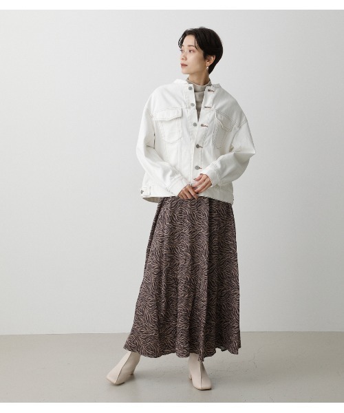 未使用moussy☆ディズニーコラボノーカラーデニムジャケット AZUL by moussy（アズールバイマウジー）の「NO COLLAR DENIM