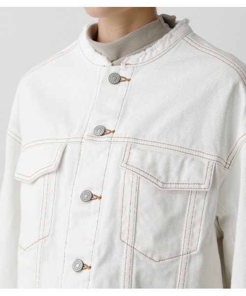 AZUL by moussy（アズールバイマウジー）の「NO COLLAR DENIM