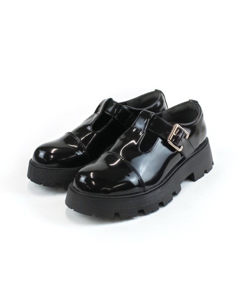 VIVIAN（ヴィヴィアン）の「厚底Ｔストラップマニッシュシューズ ZOZOTOWN+オフィシャルサイト限定商品（ドレスシューズ・レディース・ブラック/ダークブラウン/アイボリー・LL/S/M/L）」の17枚目の写真