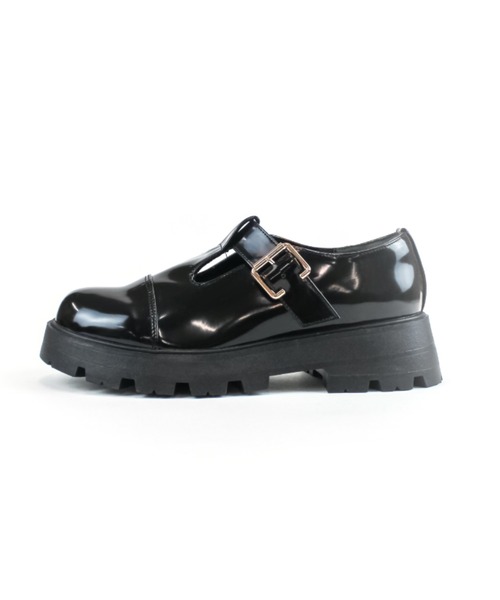 VIVIAN（ヴィヴィアン）の「厚底Ｔストラップマニッシュシューズ ZOZOTOWN+オフィシャルサイト限定商品（ドレスシューズ・レディース・ブラック/ダークブラウン/アイボリー・LL/S/M/L）」の10枚目の写真