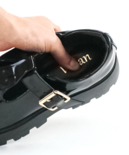 VIVIAN（ヴィヴィアン）の「厚底Ｔストラップマニッシュシューズ ZOZOTOWN+オフィシャルサイト限定商品（ドレスシューズ・レディース・ブラック/ダークブラウン/アイボリー・LL/S/M/L）」の18枚目の写真