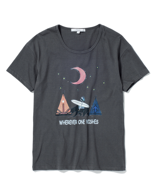 rehacer(レアセル)の「Rising(Tシャツ/カットソー・メンズ・ホワイト/ブラック/チャコールグレー/ネイビー/ブルーグリーン/ワインレッド・MEDIUM/SMALL/LARGE/X-LARGE)」の4枚目の写真