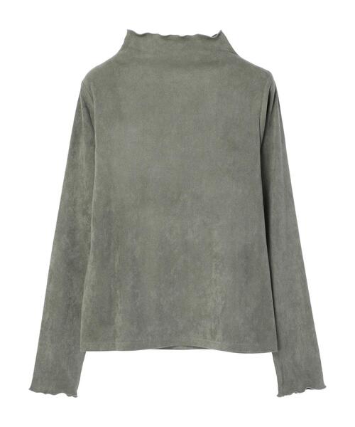 Sugar spoon（シュガースプーン）の「・SUGAR SPOON モールリブハイネック＊（Tシャツ/カットソー・レディース・ベージュ/グレー/グリーン/アイボリー・FREE）」の20枚目の写真