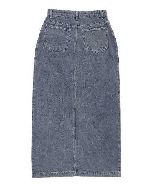 select MOCA(セレクトモカ)の「センタースリットロングデニムスカート(スカート・レディース・ライトブルー/グレー・SMALL/MEDIUM)」の20枚目の写真