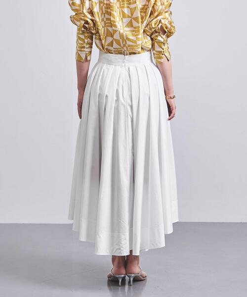 MADISON BLUE（マディソンブルー）の「＜MADISON BLUE（マディソンブルー）＞TUCK VOLUME スカート WHITE ■■■（スカート・レディース・ホワイト・02/01）」の4枚目の写真