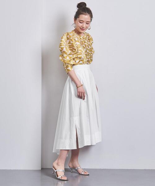 MADISON BLUE（マディソンブルー）の「＜MADISON BLUE（マディソンブルー）＞TUCK VOLUME スカート WHITE ■■■（スカート・レディース・ホワイト・02/01）」の5枚目の写真